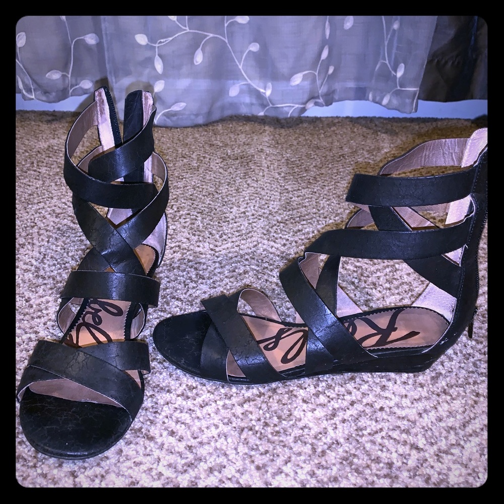 Rebel black sandals